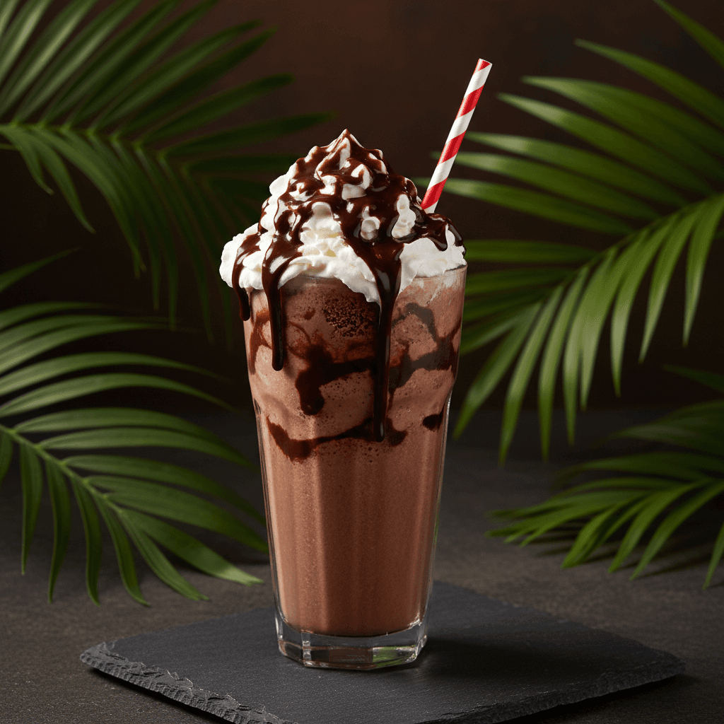 Chocolate Milkshake — Chocolate shake with ice cream at Tropical Bites Chicago