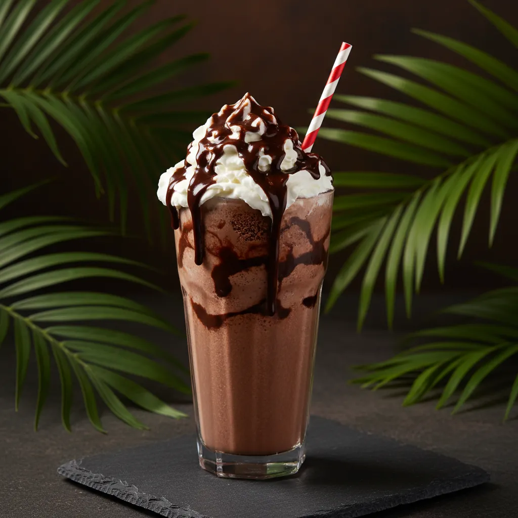 Milkshake de Chocolate — Milkshake de chocolate con helado at Tropical Bites Chicago