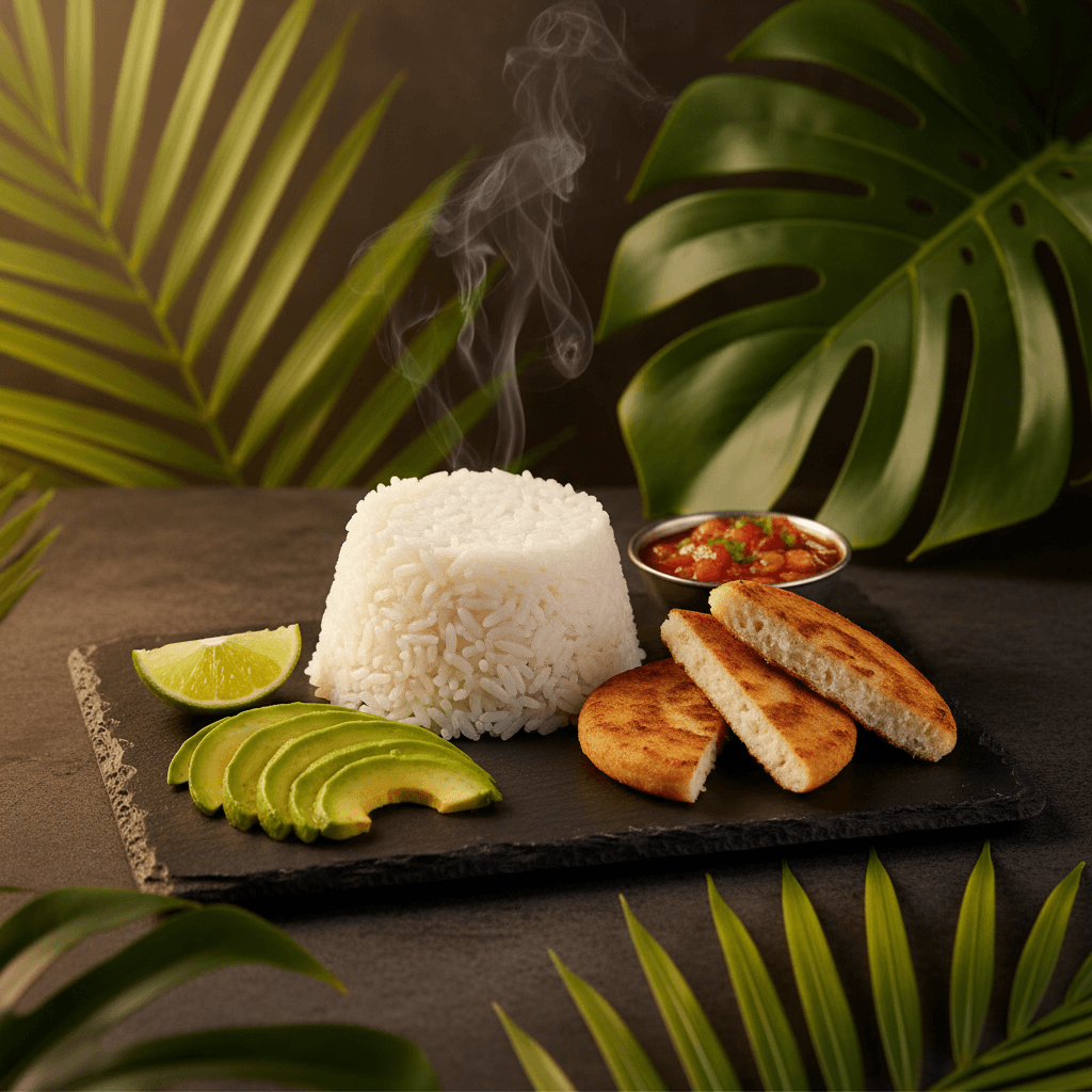 Extra Rice — Add a side of rice at Tropical Bites Chicago