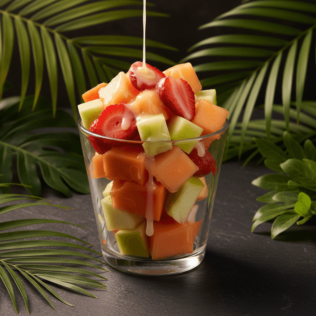 Healthy Natural Salad — Up to 4 fresh fruits at Tropical Bites Chicago