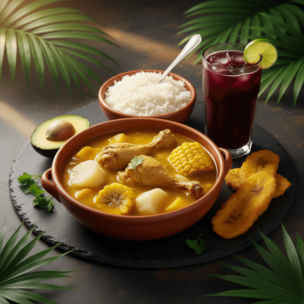 Sancocho Combo — Traditional Colombian sancocho at Tropical Bites Chicago